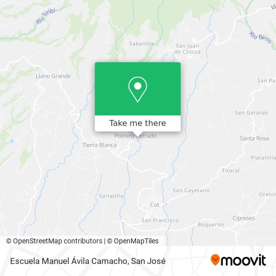 Escuela Manuel Ávila Camacho map