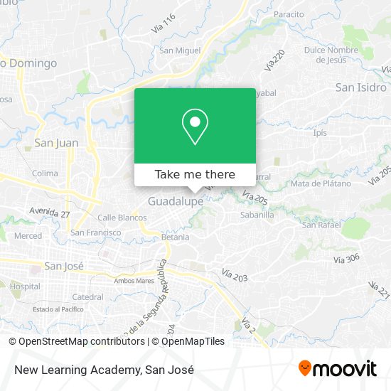 New Learning Academy map