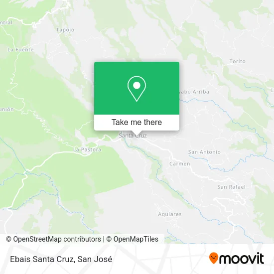 Ebais Santa Cruz map
