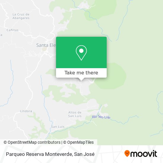 Mapa de Parqueo Reserva Monteverde