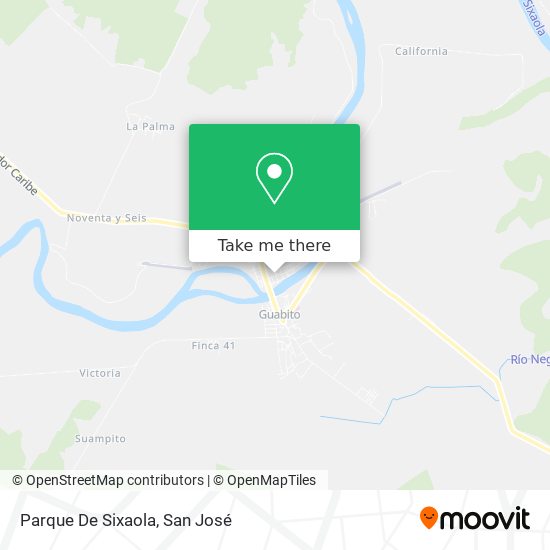 Mapa de Parque De Sixaola