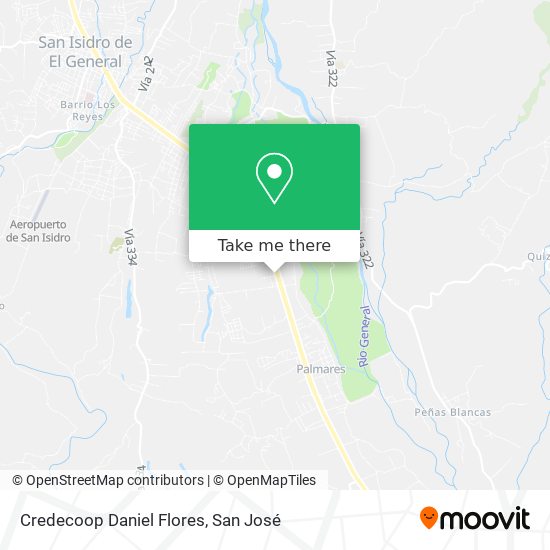 Credecoop Daniel Flores map