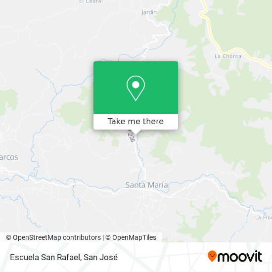 Mapa de Escuela San Rafael