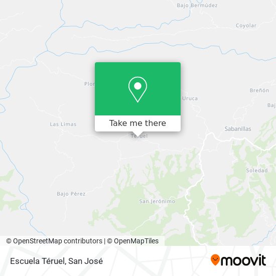 Mapa de Escuela Téruel