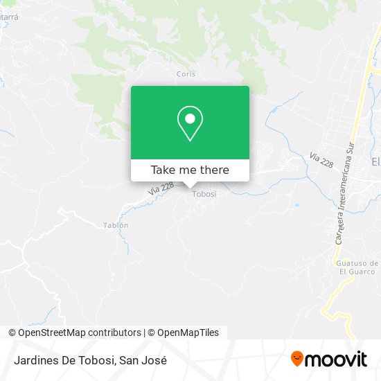 Mapa de Jardines De Tobosi