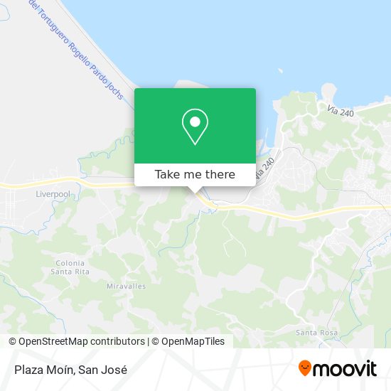 Mapa de Plaza Moín