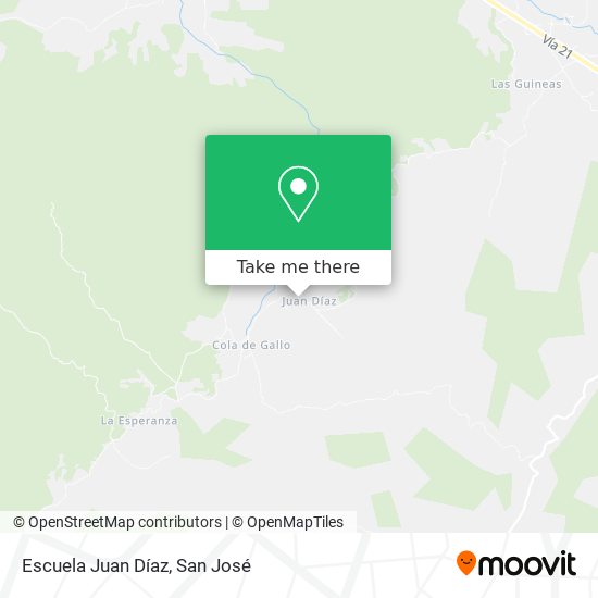 Escuela Juan Díaz map
