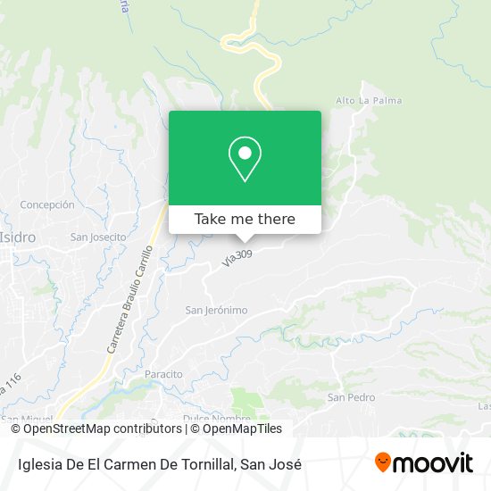 Iglesia De El Carmen De Tornillal map