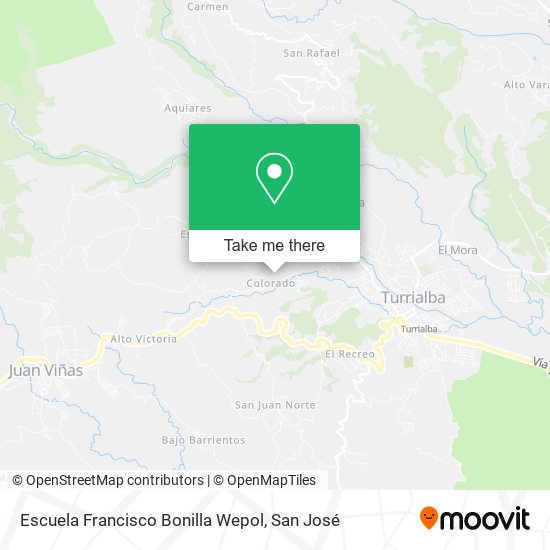 Escuela Francisco Bonilla Wepol map