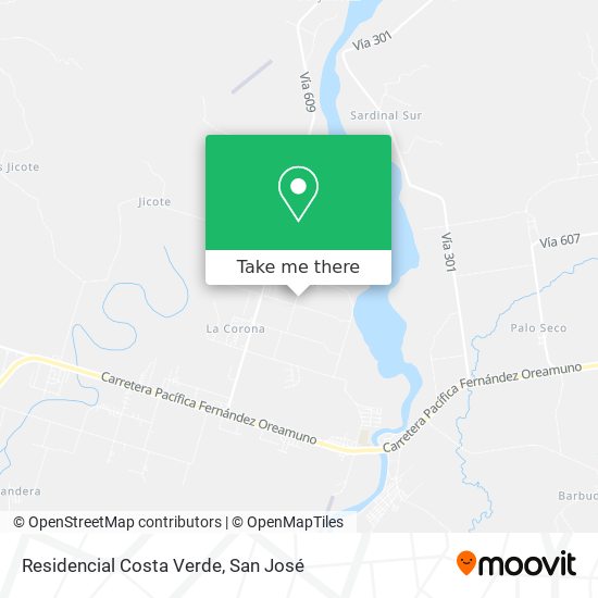 Mapa de Residencial Costa Verde