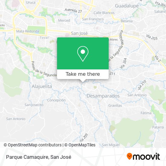 Mapa de Parque Camaquire