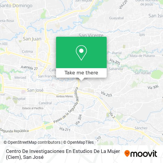 Centro De Investigaciones En Estudios De La Mujer (Ciem) map