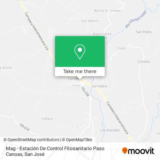 Mag - Estación De Control Fitosanitario Paso Canoas map