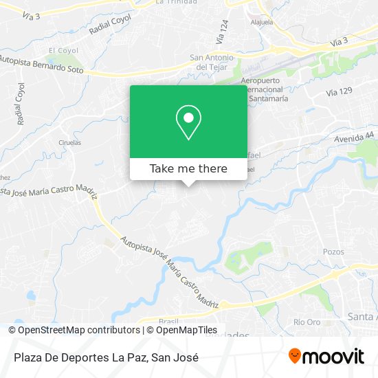 Mapa de Plaza De Deportes La Paz