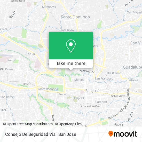 Consejo De Seguridad Vial map