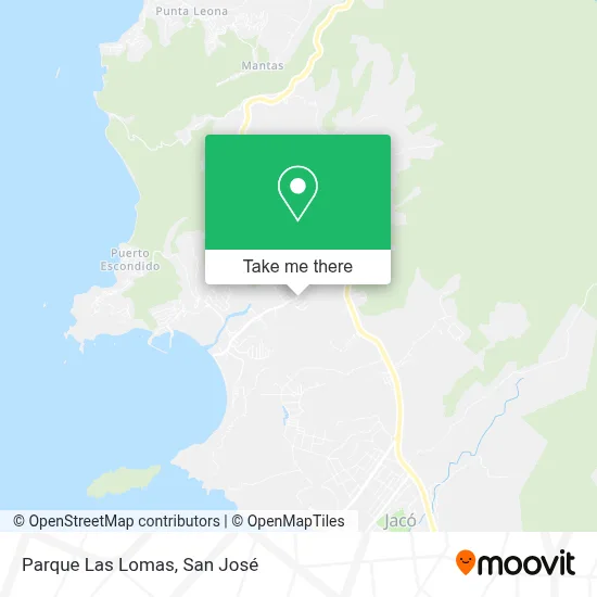 Parque Las Lomas map
