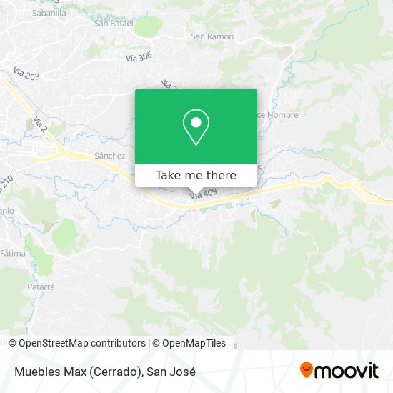 Muebles Max (Cerrado) map