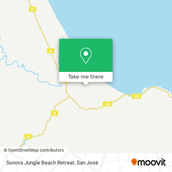 Sonora Jungle Beach Retreat map