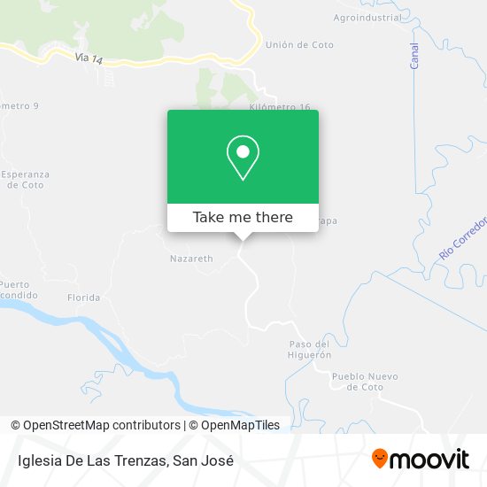 Iglesia De Las Trenzas map