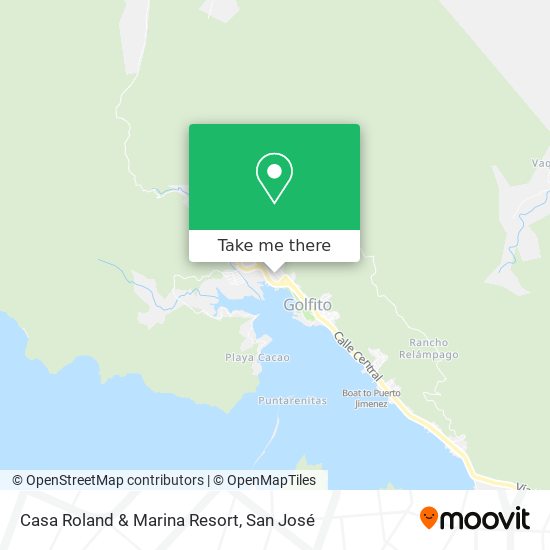 Casa Roland & Marina Resort map
