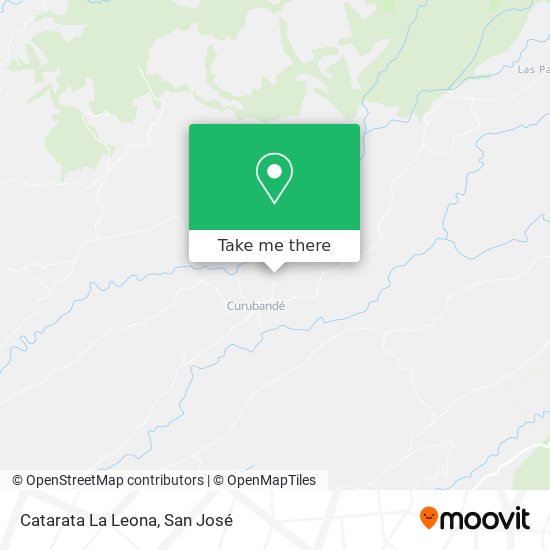 Mapa de Catarata La Leona