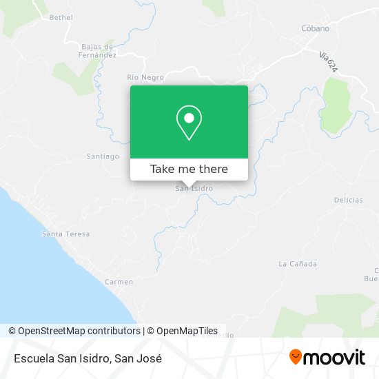 Mapa de Escuela San Isidro