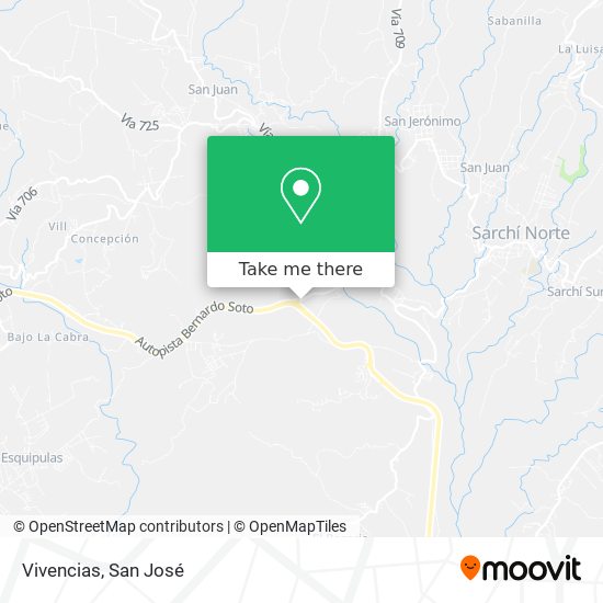 Vivencias map