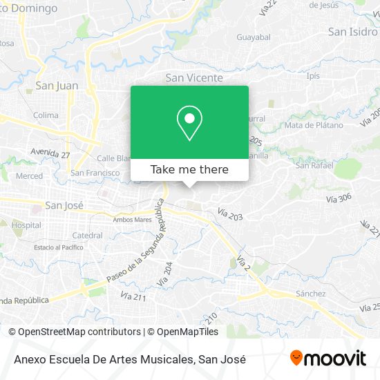 Anexo Escuela De Artes Musicales map