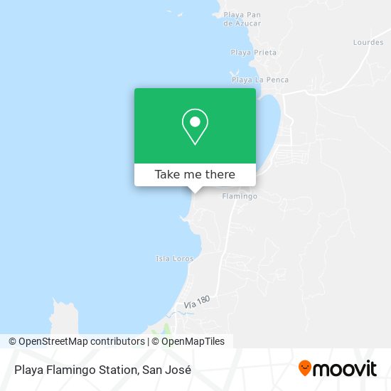Mapa de Playa Flamingo Station