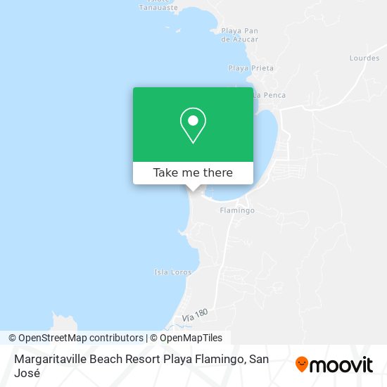 Margaritaville Beach Resort Playa Flamingo map