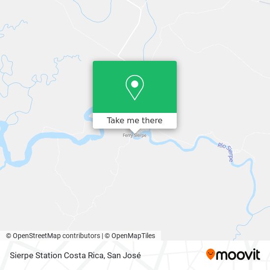 Sierpe Station Costa Rica map
