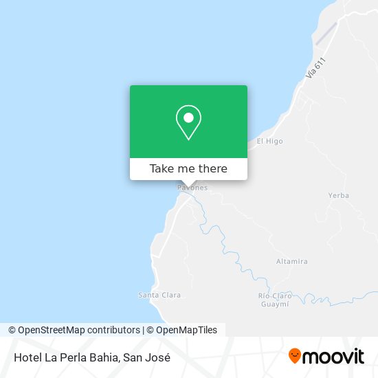 Hotel La Perla Bahia map
