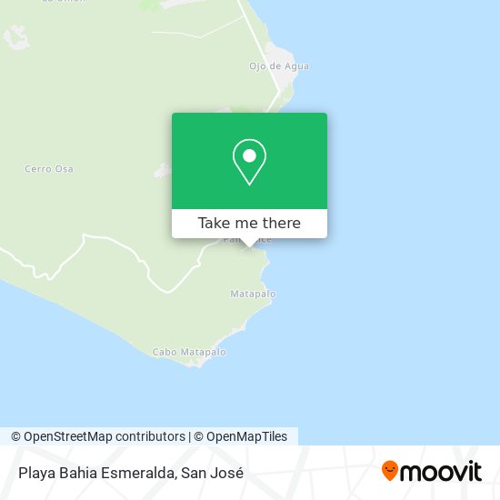 Playa Bahia Esmeralda map