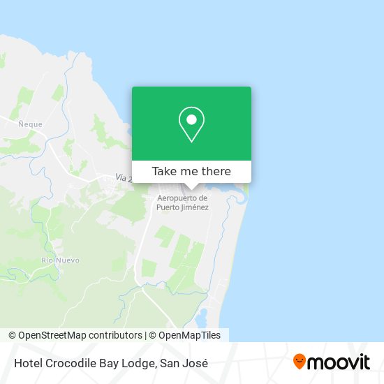 Hotel Crocodile Bay Lodge map