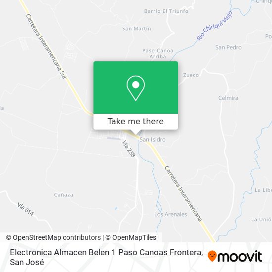 Electronica Almacen Belen 1 Paso Canoas Frontera map