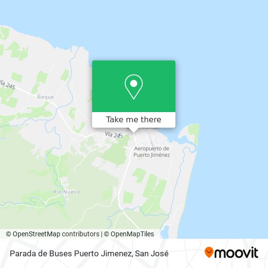 Parada de Buses Puerto Jimenez map