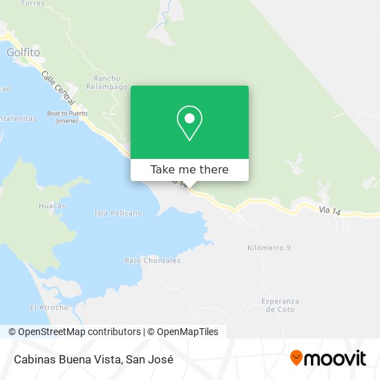 Mapa de Cabinas Buena Vista