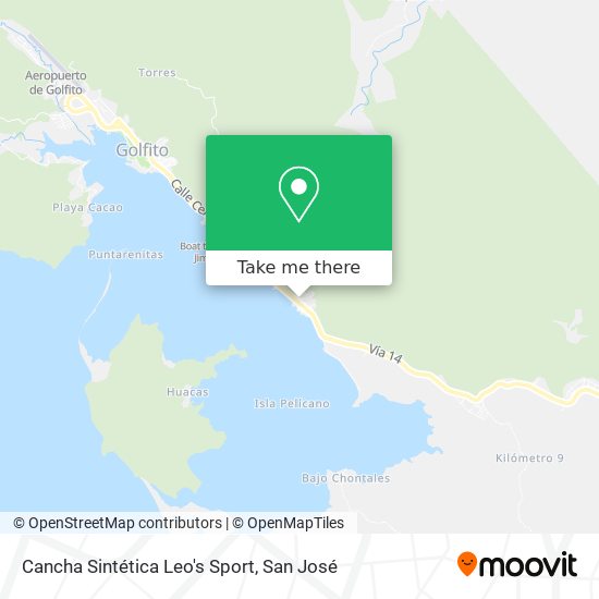 Mapa de Cancha Sintética Leo's Sport