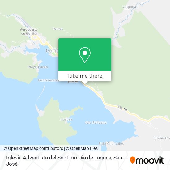 Mapa de Iglesia Adventista del Septimo Dia de Laguna