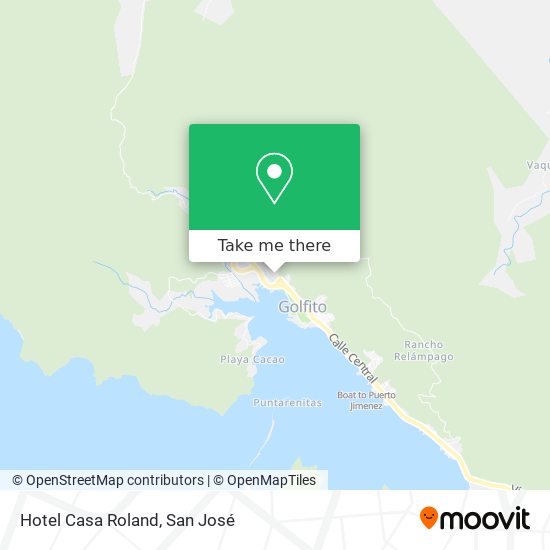 Mapa de Hotel Casa Roland