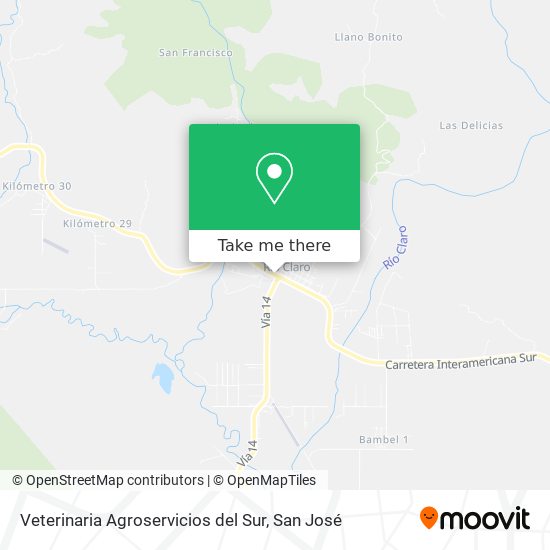 Veterinaria Agroservicios del Sur map