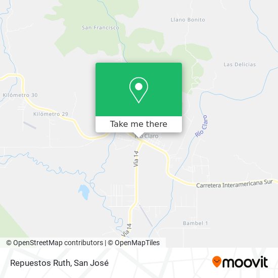 Mapa de Repuestos Ruth