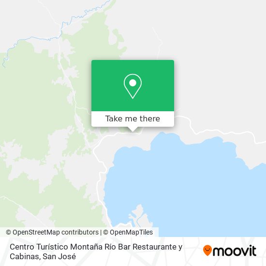 Centro Turístico Montaña Río Bar Restaurante y Cabinas map