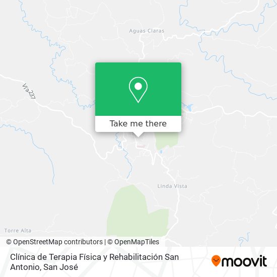 Clínica de Terapia Física y Rehabilitación San Antonio map