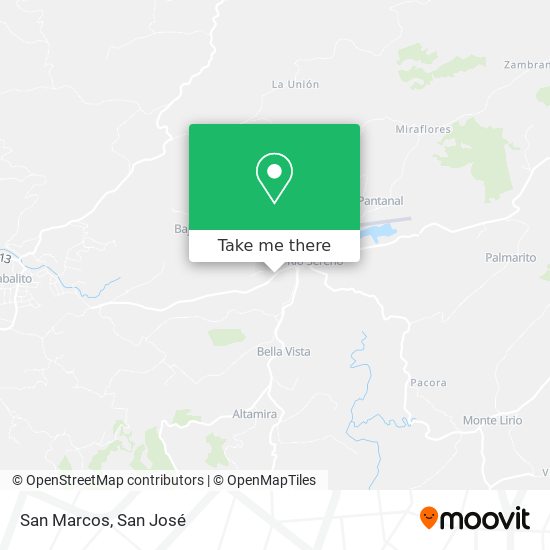 Mapa de San Marcos