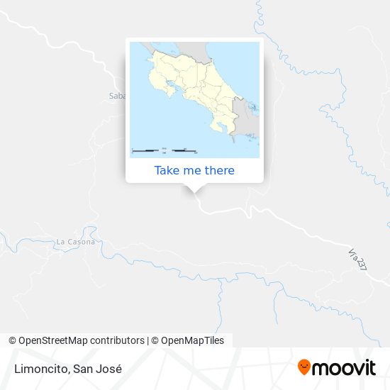 Limoncito map