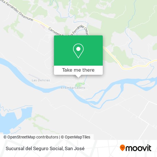 Sucursal del Seguro Social map