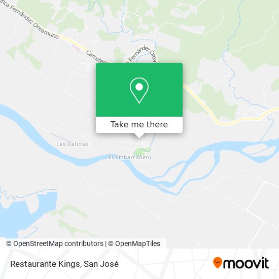 Mapa de Restaurante Kings