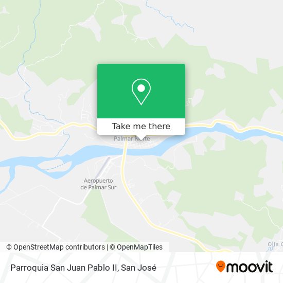 Mapa de Parroquia San Juan Pablo II