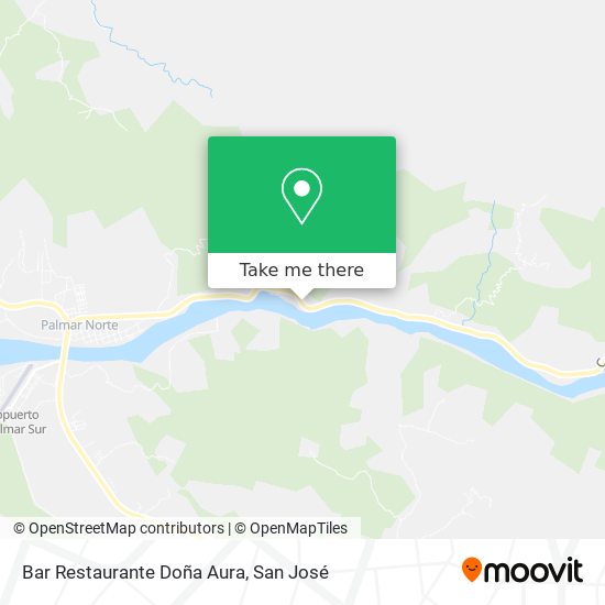 Mapa de Bar Restaurante Doña Aura